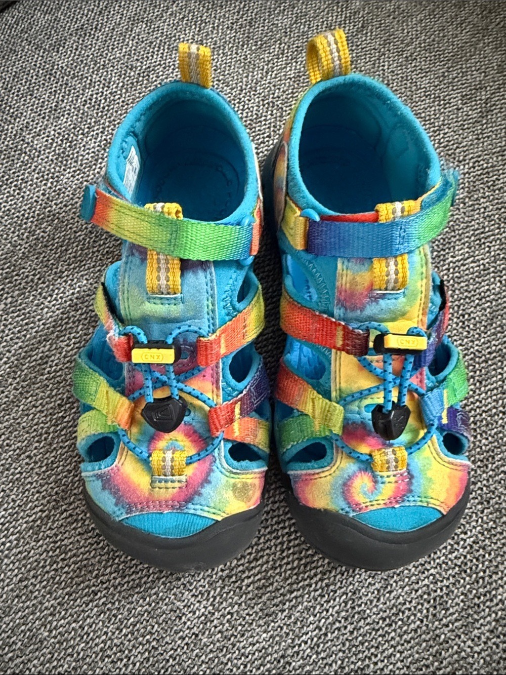 Keen Little Kids Seacamp II CNX  Tie-Dye Sandals 13C Used - Picture 9 of 17